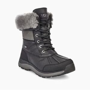 UGG Women's Black/Grey Adirondack Winter Boots